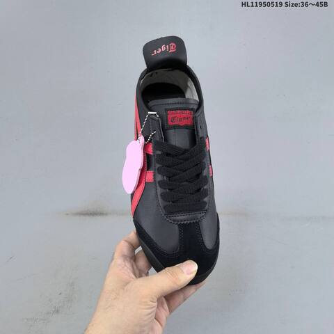 Onitsuka Tiger Mexico 66 Black Red EU 36-45 Sneaker Casual Sneakers - Unisex (BS-68821)