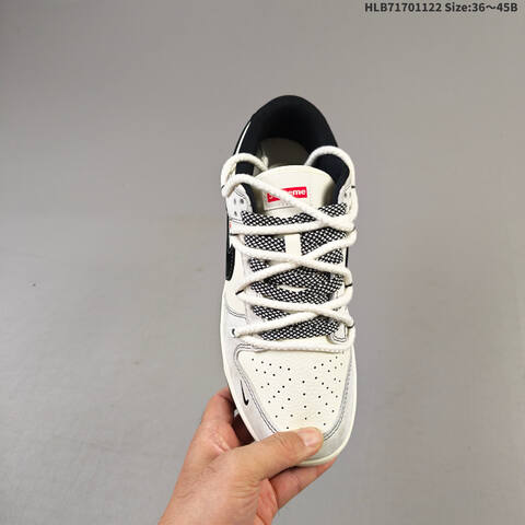 Nike SB Dunk Low Off White Black Red EU 36-45 Skate Shoe - Unisex (BS-63276)