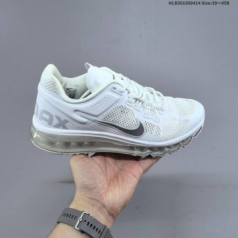 Nike Air Max 2013 Black Gold White Silver EU 39-45 Running Shoe - Unisex (BS-60754)