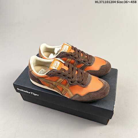 Onitsuka Tiger Serrano Blue Cream Olive Orange EU 36-45 Sneaker Casual Sneakers - Unisex (BS-69185)