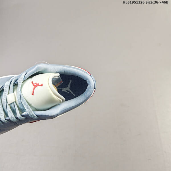 Jordan Air Jordan 1 Low light blue/white/red 36~46 casual