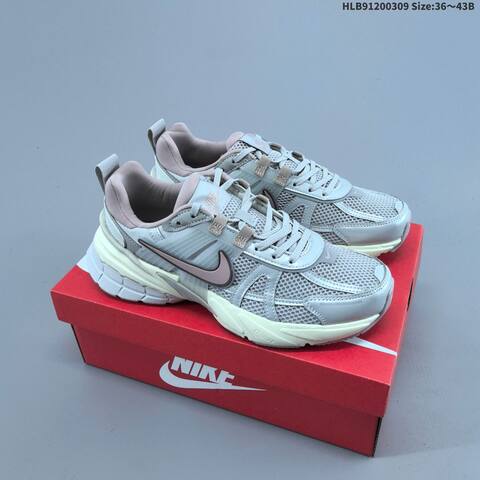 Nike V2K Run Grey Pink Cream White EU 36-43 Running Shoe - Unisex (BS-61418)