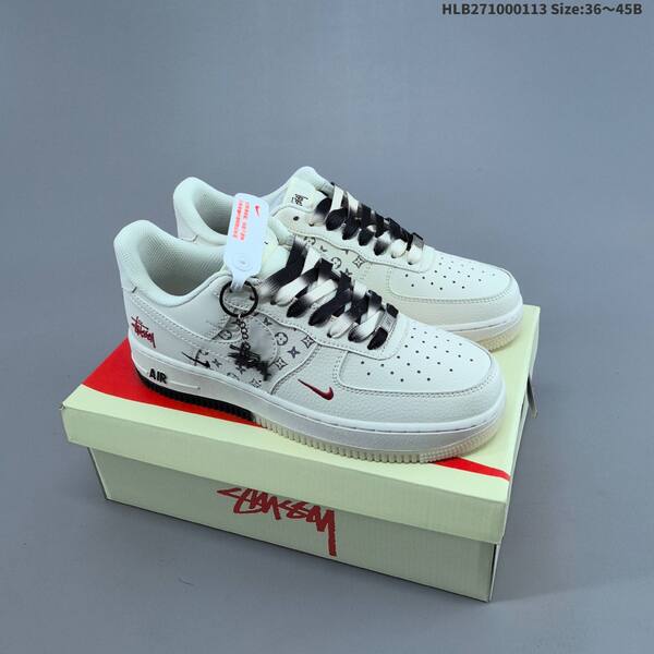 Nike Air Force 1 07 Low white navy red black EU 36-45 sneaker