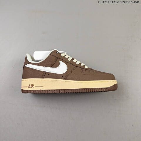 Nike Air Force 1 07 Brown Cream White EU 36-45 Sneaker - Unisex (BS-62751)