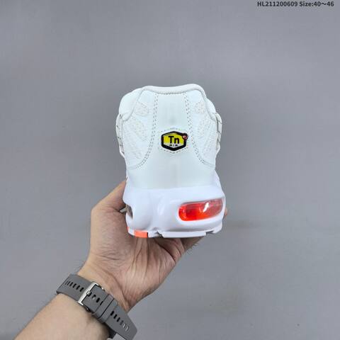 Nike Air Max Plus White Orange EU 40-46 Running Shoe - Men's (BS-59923)