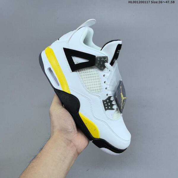 Jordan Air Jordan 4 Retro white/black/yellow EU 36-47.5 basketball