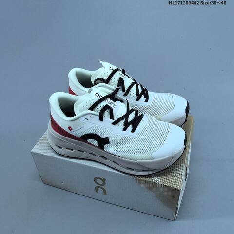 On Cloudultra 3 Black White Red EU 36-46 Trail Shoe Trail Running Sneakers - Unisex (BS-69645)