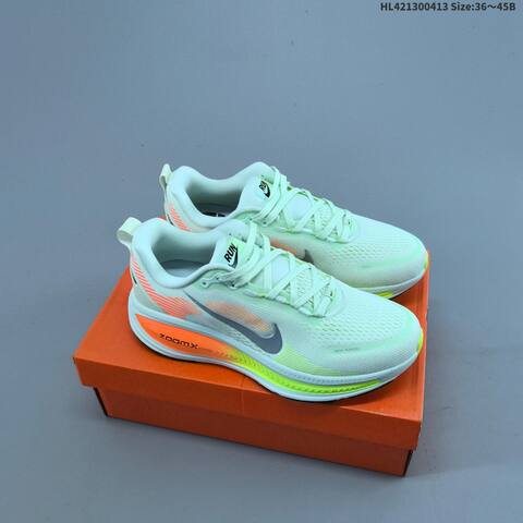 Nike Vomero 18 ReactX Air Zoom Light Grey Neon Green Black EU 36-45 Running Shoe - Unisex (BS-60758)