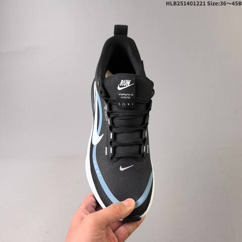 Nike Vomero 18 GTX Black White Light Blue EU 36-45 Running Shoe - Unisex (BS-62527)