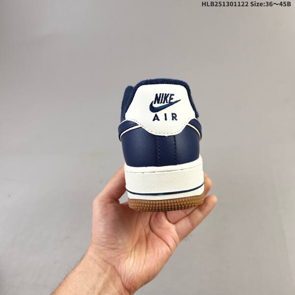 Nike Air Force 1 07 sail navy white gum brown EU 36-45 sneaker
