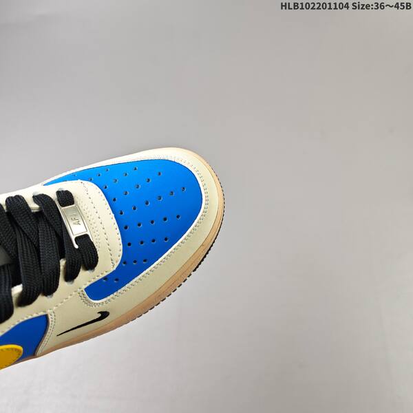 Nike Air Force 1 Low beige black blue yellow EU 36-45 sneaker
