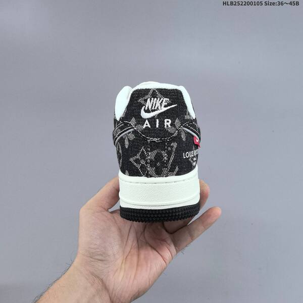 Nike Air Force 1 07 LV8 navy off white black red EU 36-45 sneaker