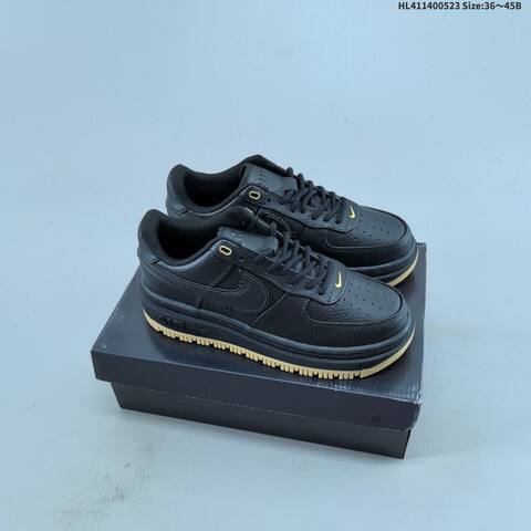 Nike Air Force 1 Low Luxe Grey White Brown EU 36-45 Sneaker - Unisex (BS-60202)