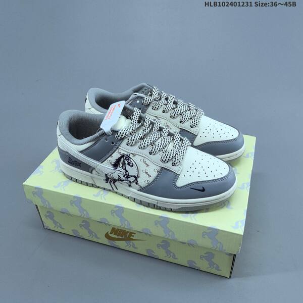 Nike SB Dunk Low white black red gray EU 36-45 skate shoe