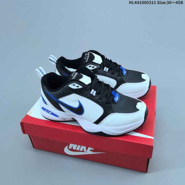 Nike Air Monarch IV white black red EU 36-45 training shoe