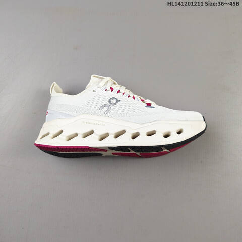 On Cloudsurfer Max Off White Magenta Grey EU 36-45 Running Shoe Running Sneakers - Unisex (BS-69747)
