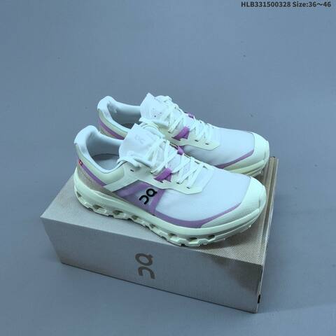 On Cloudvista 2 White Cream Purple Beige EU 36-46 Trail Shoe Trail Running Sneakers - Unisex (BS-69656)