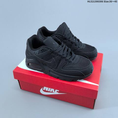 Nike Air Max Command Leather Grey Black White EU 40-45 Running Shoe - Men's (BS-61457)