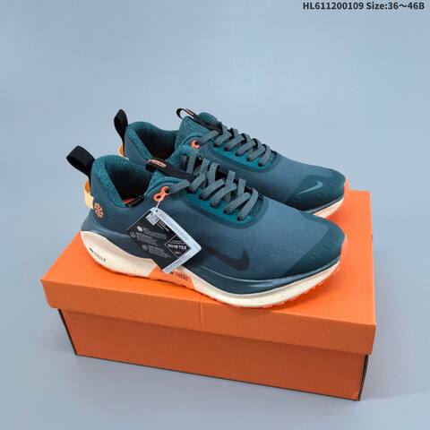 Nike ReactX Infinity Run 4 GTX Black Grey Slate Blue White EU 36-46 Running Shoe - Unisex (BS-62101)