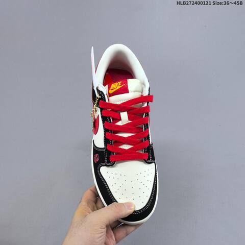 Nike Dunk SB Low White Black Red Yellow EU 36-45 Skate Shoe - Unisex (BS-61850)