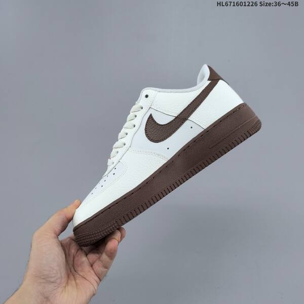 Nike Air Force 1 Low White Brown Rose Gold EU 36-45 sneaker