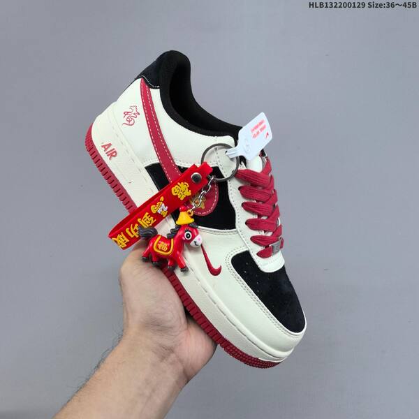 Nike Air Force 1 07 LV8 white black red orange EU 36-45 sneaker