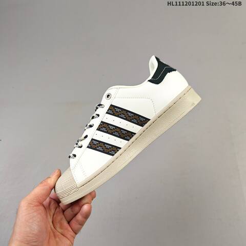 Adidas Originals Superstar JQ8722 Off White Black Red Beige EU 36 45 Skate Shoe EU 36-45 - Unisex (BS-65378)