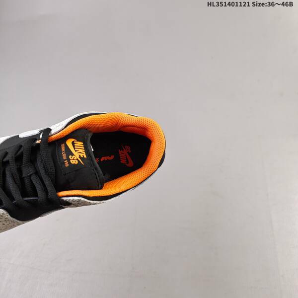 Nike SB Dunk Low Pro black orange white grey EU 36-46 skate shoe