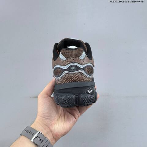 ASICS GEL-NYC 2 0 Brown Grey Black Rust Red EU 36-47 Running Shoe Running Sneakers - Unisex (BS-68867)