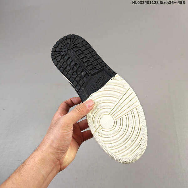 Nike Air Jordan 1 black/white/cream EU 36~45 basketball