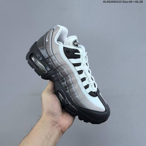 Nike Air Max 95 Yu Gi Oh Jonouchi White Black Silver Grey EU 40 To 48 5 Sneaker - Men's (BS-61253)