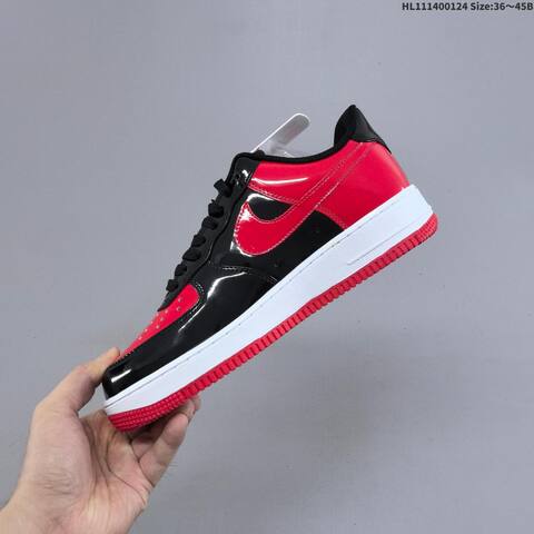 Nike Air Force 1 07 Black Red White EU 36-45 Sneaker - Unisex (BS-61788)