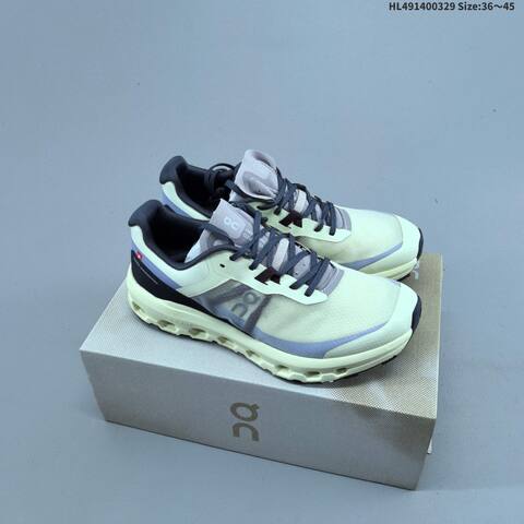 On Cloudvista 2 Pale Lime Black Lavender EU 36-45 Trail Shoe Trail Running Sneakers - Unisex (BS-69655)