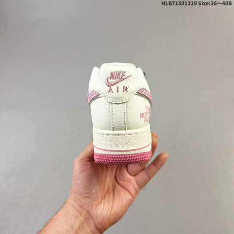 Nike Air Force 1 07 LV8 Off White Pink EU 36-40 Sneaker - Unisex (BS-63477)