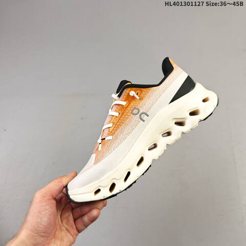 On Running Cloudtilt Off White Orange Black EU 36-45 Running Shoe Running Sneakers - Unisex (BS-69763)