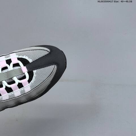 Nike Air Max 95 OG Pink Foam Black Grey Pink White Cream EU 40 To 48 5 Running Shoe - Men's (BS-60686)
