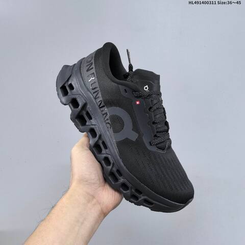 On Cloudmonster Void White Black Or Triple Black EU 36-45 Running Shoe Running Sneakers - Unisex (BS-69683)
