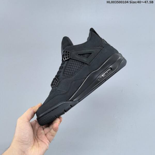 Jordan Air Jordan 4 Retro Black/Black 40~47.5 basketball