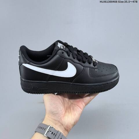 Nike Air Force 1 07 Black Red Black White EU 35 5-47 Sneaker - Unisex (BS-60879)