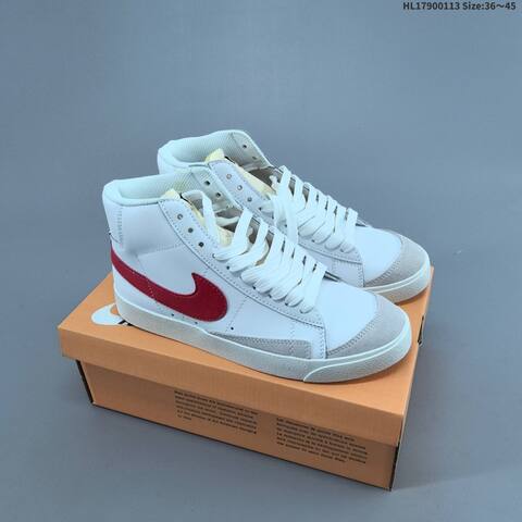 Nike Blazer Mid 77 VNTG White Blue Black Sail EU 36-45 Skate Shoe - Unisex (BS-62011)