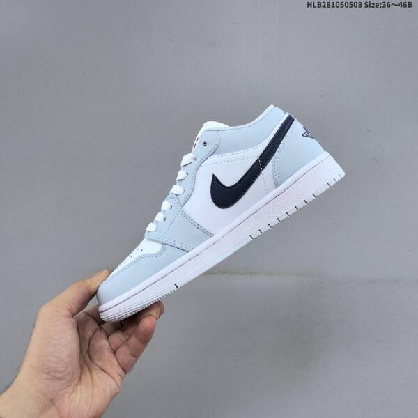 Jordan Air Jordan 1 Low white/light blue/black 36~46B casual