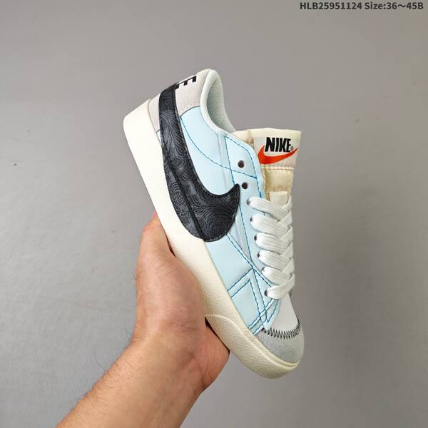 Nike Blazer Low 77 JUMBO white green sail gray EU 36-45 skate shoe