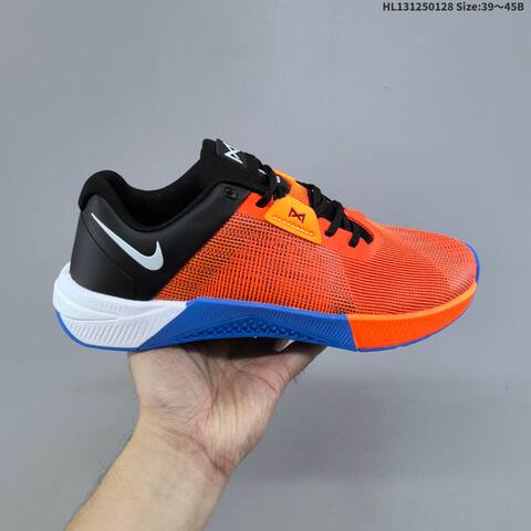 Nike Metcon 10 Orange Black Blue White EU 39-45 Training Shoe - Unisex (BS-61708)
