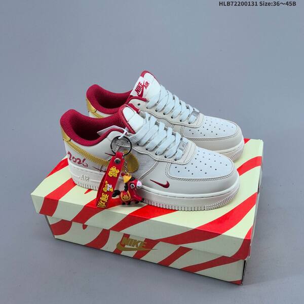 Nike Air Force 1 07 LV8 off white red blue black EU 36-45 sneaker