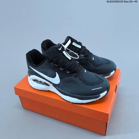 Nike Structure Plus ReactX Air Zoom Green Purple Black White EU 36-45 Running Shoe - Unisex (BS-61646)
