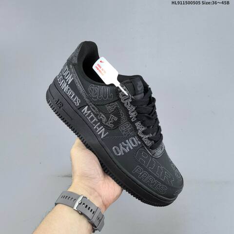Nike Air Force 1 07 LV8 II1549-001 Black Dark Grey EU 36-45 Sneaker - Unisex (BS-60502)