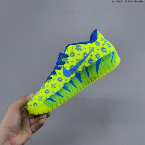 Nike ZoomX HF2794-015 Neon Yellow Blue Green Black EU 38-46 Basketball Shoe - Unisex (BS-61630)