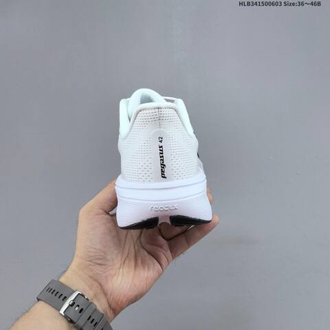 Nike Air Zoom Pegasus 42 IB1873-101 White Black EU 36-46 Running Shoe - Unisex (BS-59984)