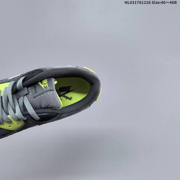 Nike Air Max 90 grey black neon yellow white EU 40-46 running shoe