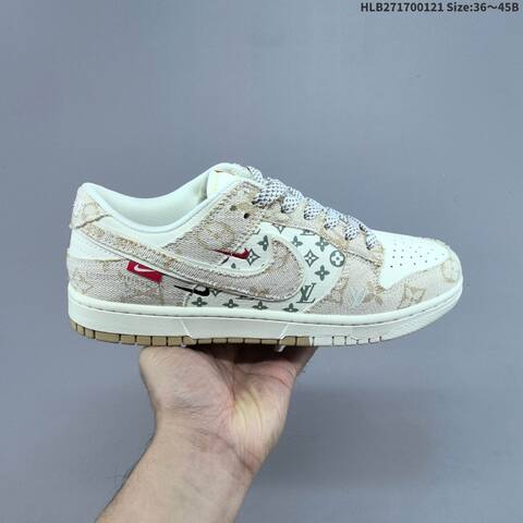Nike Dunk SB Low Off White Grey Red Beige EU 36-45 Skate Shoe - Unisex (BS-61851)